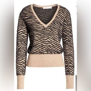 Astr The Label Tiger Pullover Sweater